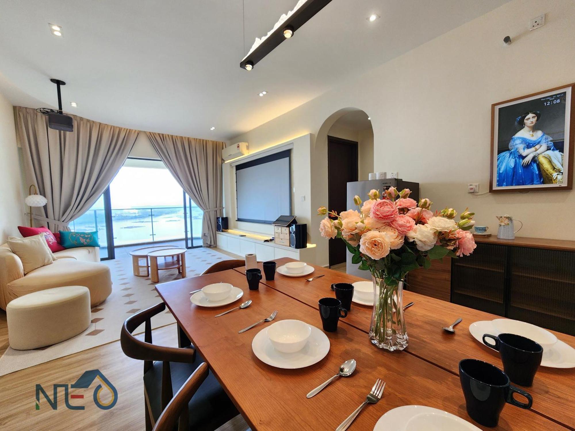 Country Garden Danga Bay Instyle Sea View Homestay Suite By Neo Johor Bahru Phòng bức ảnh